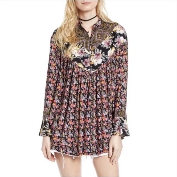Free People Wildflower Fields Tunic Large - Picture 3 of 13